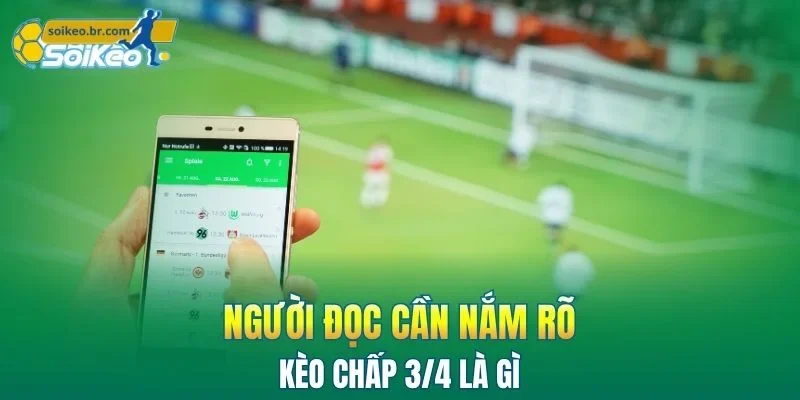 Kèo Chấp 3/4: Hướng Dẫn Đọc Tỷ Lệ Và Tính Kết Quả Chi Tiết 1 Người đọc cần nắm được kèo chấp 3/4 là gì
