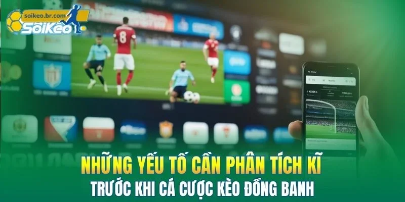 Kèo Đồng Banh - Cách Phân Tích Nhanh Gọn Không Bỏ Lỡ Cơ Hội 2 Những yếu tố cần phân tích kĩ trước khi cá cược kèo đồng banh