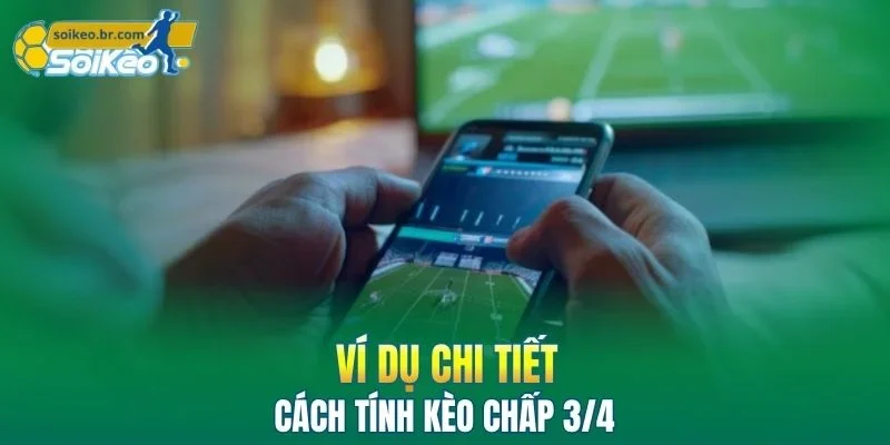 Kèo Chấp 3/4: Hướng Dẫn Đọc Tỷ Lệ Và Tính Kết Quả Chi Tiết 2 Ví dụ chi tiết cách tính dạng 3/4 hiệu quả